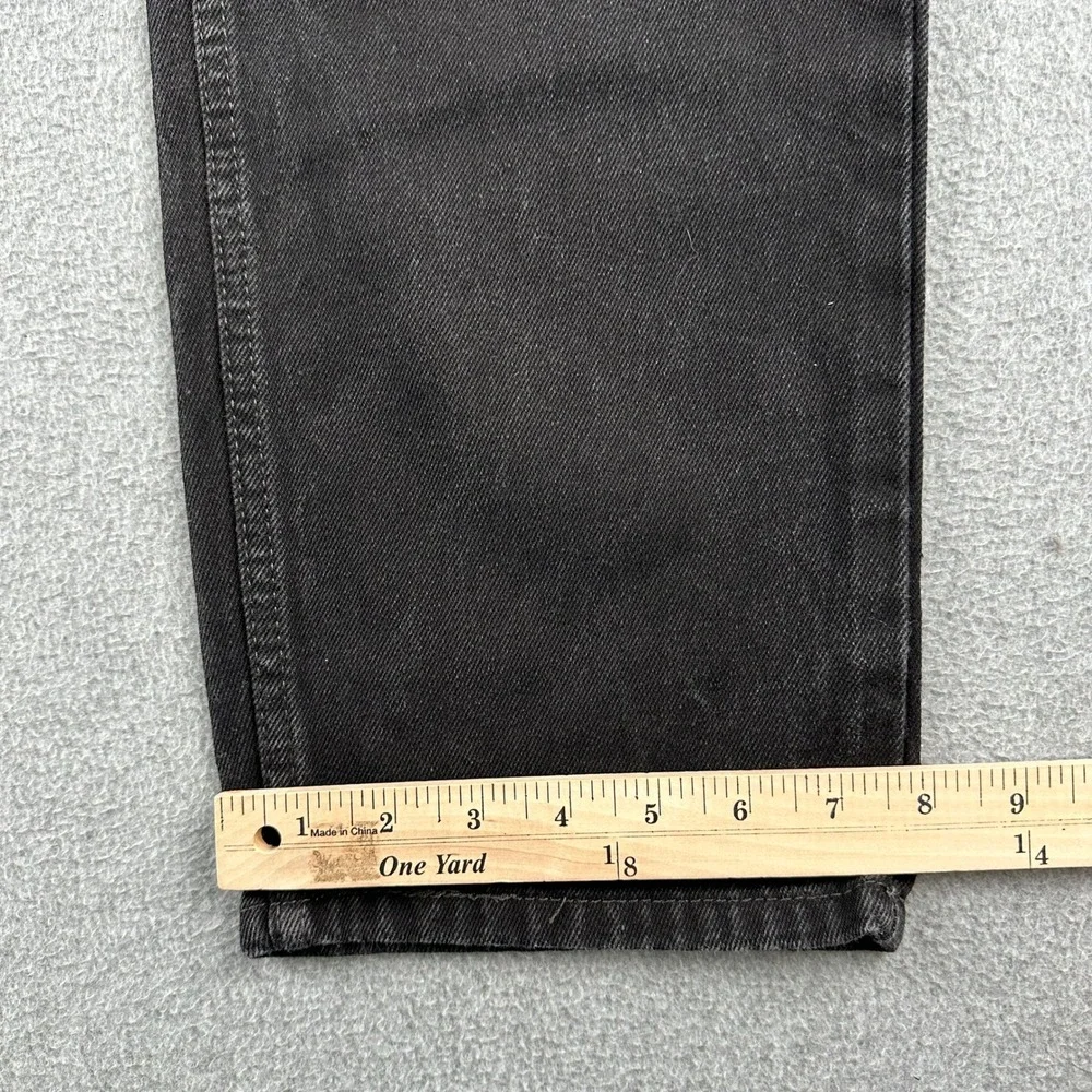 Levi's Jeans Mens 30x32 Black 550 Relaxed Fit Tapered Leg Denim